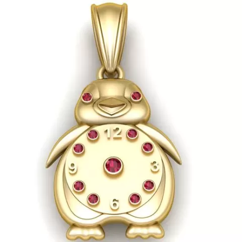 Penguin Clock Pendant – 3D Printable Model