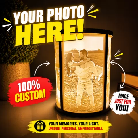 Custom Lithophane Lamp STL