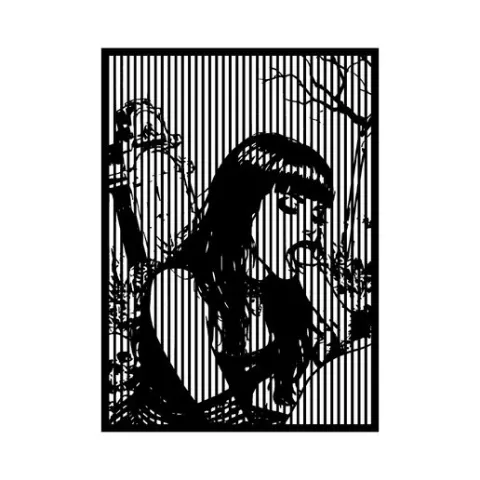 Goth BJ Sexy Wall Art