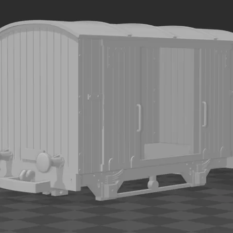 HO/OO TTTE Lynton & Barnstaple Van V4 Hook and Loop