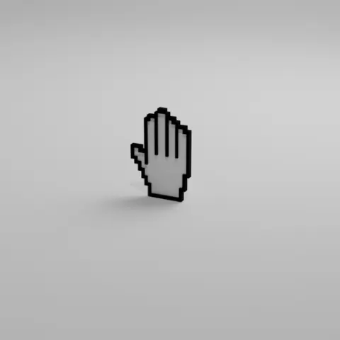 Computer hand cursor