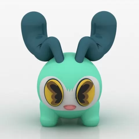 Bunny Antler Toy 3D printable model