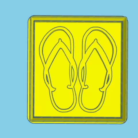 Jandals Cookie Cutter