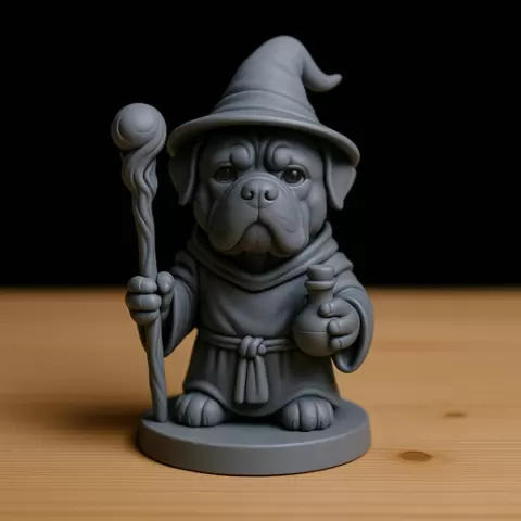 Rottweiler Wizard - STL