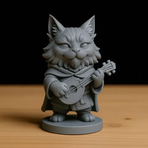 Maine Coon Bard - STL