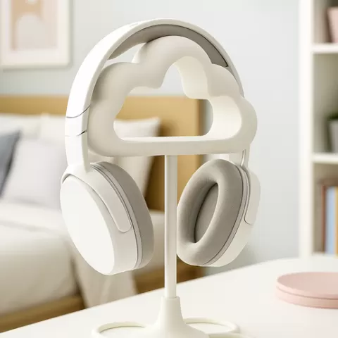 🌥️ Cloud Shaped Headphone Holder
