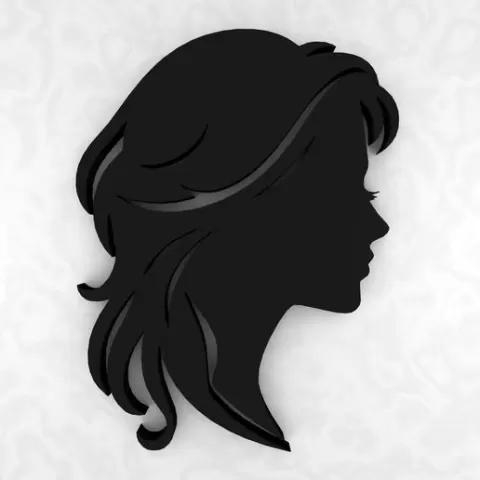 Girl Face Wall Decoration D3