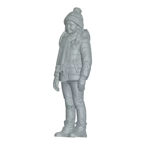 Winter Girl – 3D Printable Figure - Winter Wonderland - High Details Model by 3Drifter-Miniatures