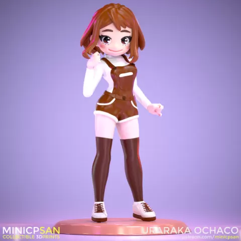 Uraraka Ochaco - Cute Autumn Adventures - My Hero Academia Anime Figure - 3D Printing