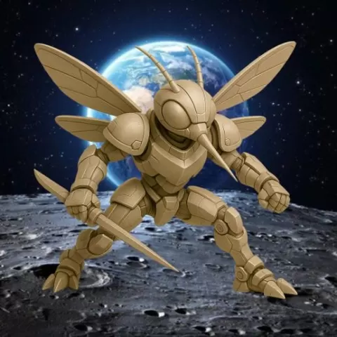 Techno Bug Warriors - Techno-Killer Mosquito (STL)