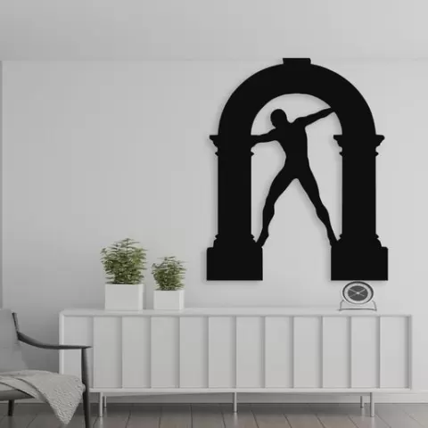 Samson Destroying the Temple Wall Decor Art