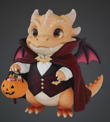 Chibi Dragon Dracula