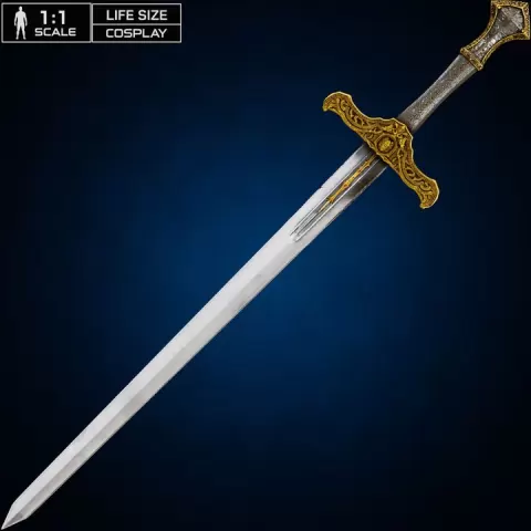 ASTORA STRAIGHT SWORD - SWORD OSCAR OF ASTORA ELITE KNIGHT - DARK SOULS FAN ART by Abyss Art Studio