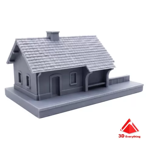 Small train station by 3D Everything