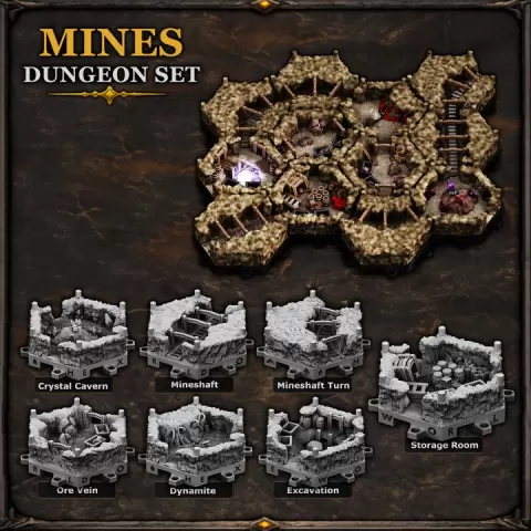 Mines Set by Hexworld