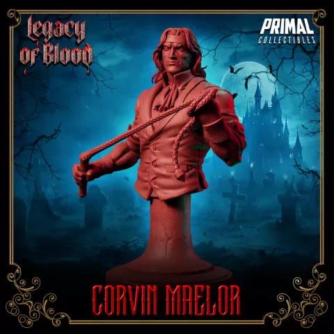 Human - Corvin Maelor - Bust - October 2025 - Legacy of Blood by PRIMAL Collectibles