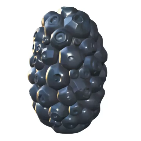 Abstract Bumpy Fruit
