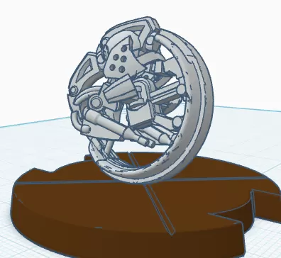 Rolling Droideka.