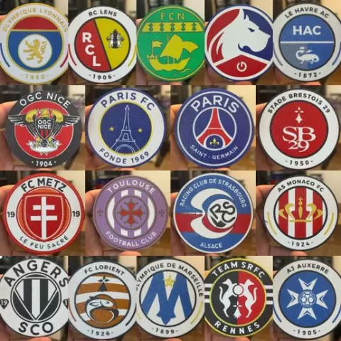 Ligue 1 All Teams coaster