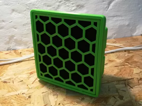 Soldering fume extractor for 120mm fan