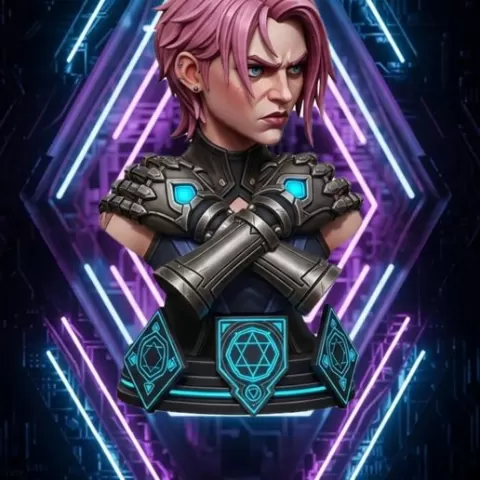 Vi – Arcane | Fan Art Bust