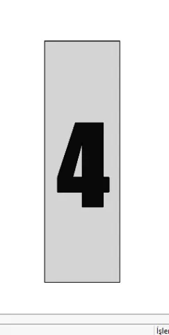 Keychain Car Plate Number 4