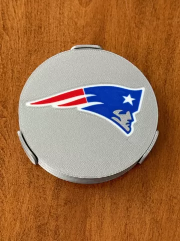 NFL - NE Coaster and Holder Set