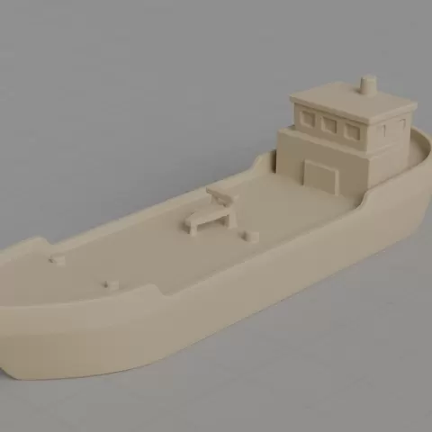 Barge or houseboat