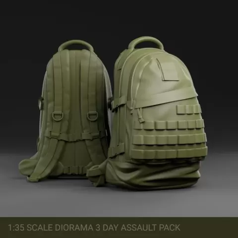 1:35 scale diorama 3 day pack