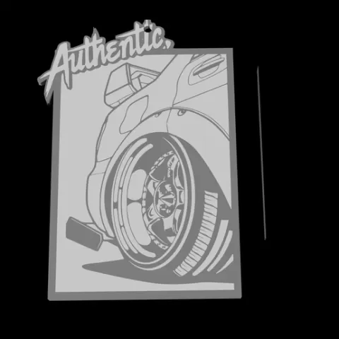 Car Authentic - Keychain Multicolor
