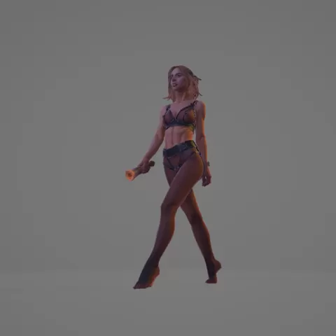 Walking girl