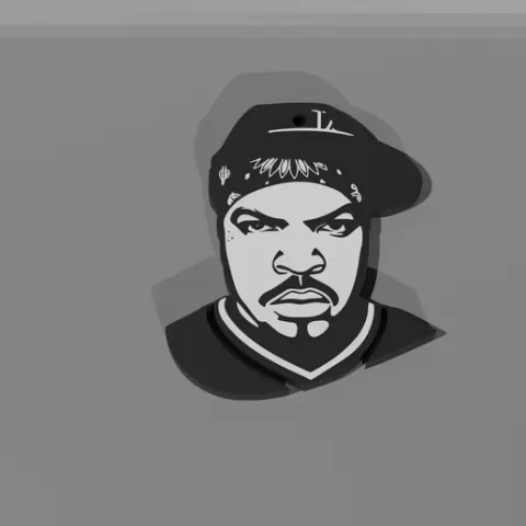 Ice Cube - Keychain Multicolor