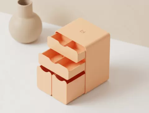 ModuCube | Modular Desk Storage Cube