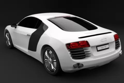 Audi R8 3D Model