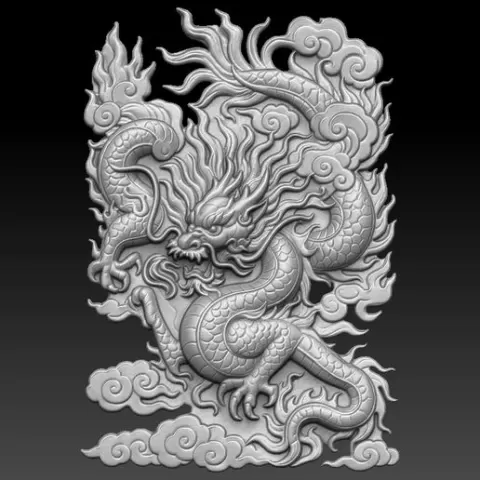 Dragon CNC Relief Model