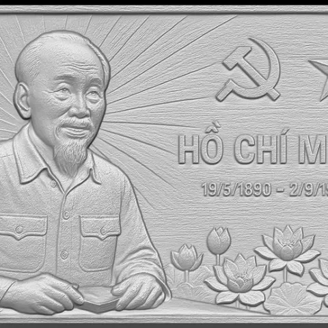 HO CHI MINH CNC Relief Model