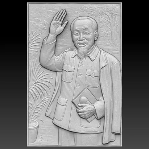 HO CHI MINH CNC Relief Model