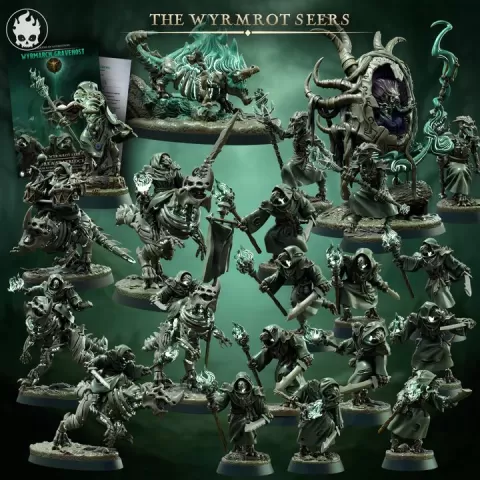 The Wyrmarch Gravehost - Part 1: The Wyrmrot Seers - October 2025 - Presupported by Fleshcraft Studio