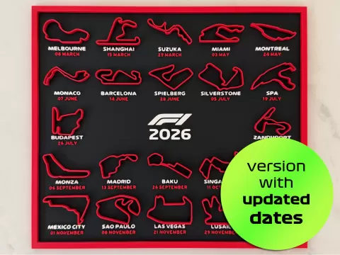 2026 Formula 1 Calendar F1
