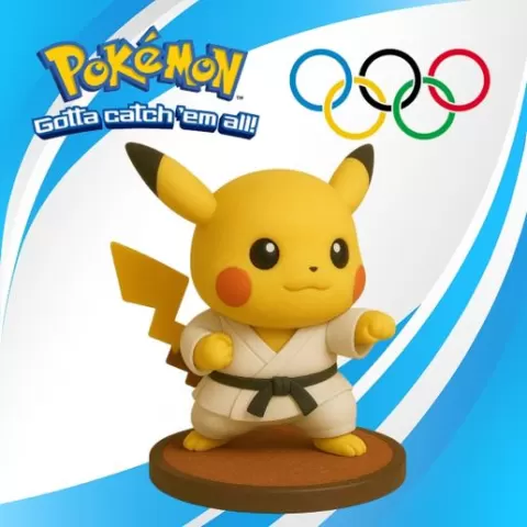Pikachu olympic martial arts