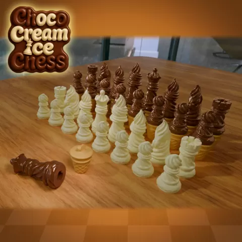 Choco Cream Ice - Chess