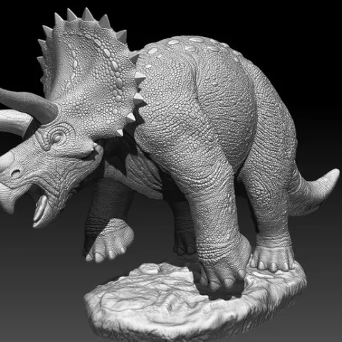 Triceratops Attacking | Dinosaur Attack