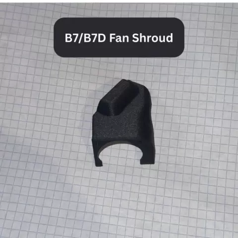 Team Associated RC10B7 fan shroud