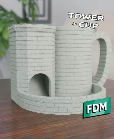 RPG - Dice Tower + Cup