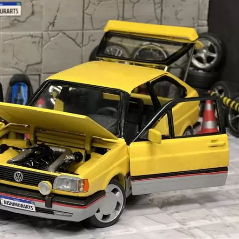 Volkswagen Gol GTI 1/24 – Modelo 3D para Impressão (Portas Funcionais + Alta Fidelidade)