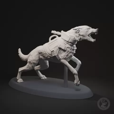 Aggressive dog by Animals & Creatures Minis
