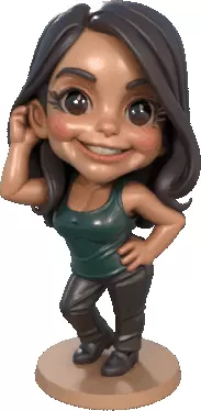 Chibi Cecily Strong: The Sketch Dynamo 🎭⚡