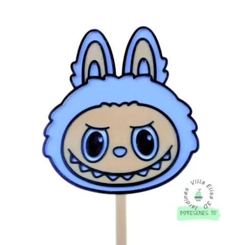 Labubu cake topper