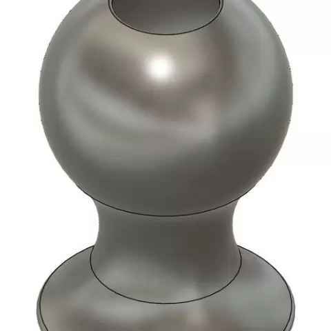 Round vase