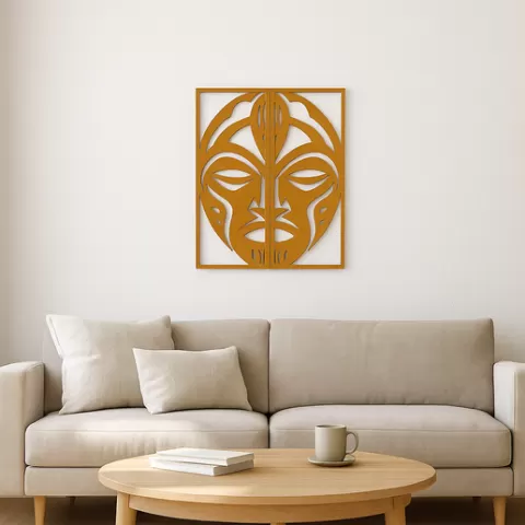 Tribal wall mask